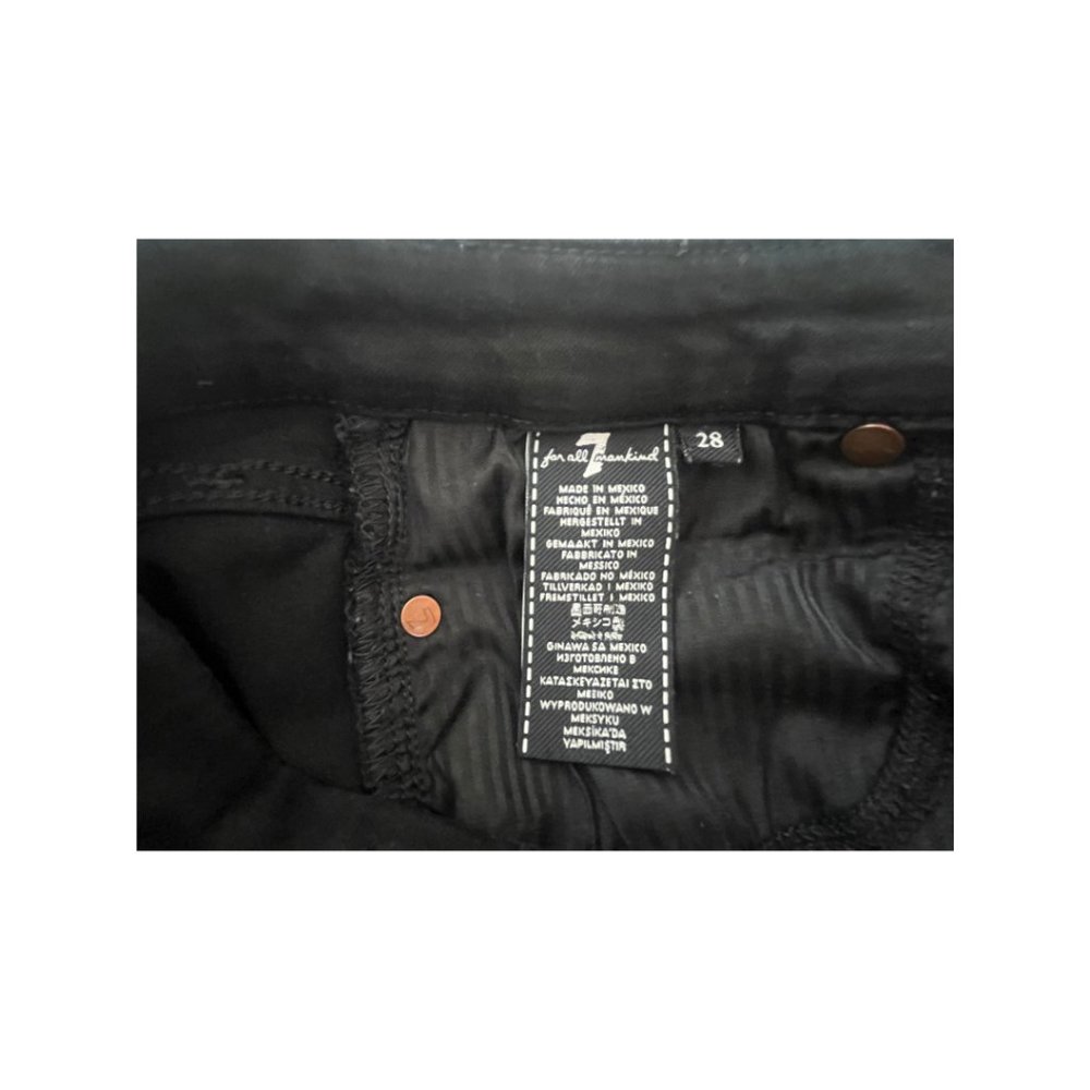 Excellent like new condition seven7 Seven denim Ankle Skinny Black SIZE 28 - Picture 6 of 7